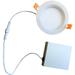 Bulbrite Industries 3" Ultra Slim Remodel IC LED Canless Recessed Lighting Kit in White | 1.26 H x 3.35 W in | Wayfair 861672