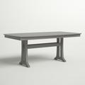 POLYWOOD® Nautical Trestle 38" x 73" Dining Table Plastic in Gray | 29 H x 73 W x 38.5 D in | Outdoor Dining | Wayfair PL83-T2L1GY