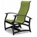 Red Barrel Studio® Hinch Marine Grade Sling Hidden Motion Chat Swivel Patio Chair in Gray/Black | 39 H x 27.5 W x 28.5 D in | Wayfair