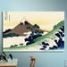 Vault W Artwork Mt Fuji in the Sunset by Katsushika Hokusai - Wrapped Canvas Print Canvas in Green | 12 H x 18 W x 2 D in | Wayfair