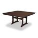 POLYWOOD® Nautical Trestle 59" Dining Table Plastic | 29 H x 59.5 W x 59.5 D in | Outdoor Dining | Wayfair PL85-T2L1MA