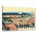 Vault W Artwork 'Nakahara In The Sagami Province' by Katsushika Hokusai Painting Print on Wrapped Canvas in Blue/Green | Wayfair