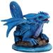 Trinx Anne Stokes Age Of Dragons Little Water Dragon Home Tabletop Decorative Figurine Resin in Blue/Gray/White | 8 H x 8 W x 6 D in | Wayfair