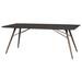 Nuevo Solid Oak Dining Table Wood in Black | 30 H x 78.8 W x 39.5 D in | Wayfair HGSR720