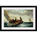 Vault W Artwork 'Breezing Up (A Fair Wind) 1873-76' by Winslow Homer - Print | 30 H x 44 W x 1 D in | Wayfair AC37AAF9ADDC4E03BF79AC54F3156E09