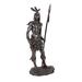 Loon Peak® Marnell American Indian Warrior Figurine Resin in Black | 12 H x 10 W x 25 D in | Wayfair 3724B5995CCC4AE4978A60C6B3AD7B50