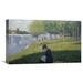 Vault W Artwork 'Study for a Sunday on La Grande Jatte II' by Georges Seurat Painting Print on Wrapped Canvas in White | Wayfair