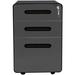 Inbox Zero 3-Drawer Vertical Filing Cabinet Metal/Steel in Black | 23.2 H x 15.3 W x 18.8 D in | Wayfair C2321D3B7FD1460B96AD4A13D9123E96