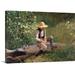 Vault W Artwork 'The Whittling Boy, 1873' by Winslow Homer Painting Print Metal | 40 H x 60 W in | Wayfair 49CBFB033D0B4FC98D7C42FB67F9484D