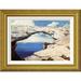 Vault W Artwork Glass Windows Bahamas by Winslow Homer - Picture Frame Print on Canvas in Blue/Brown | 17.04 H x 22 W x 1.5 D in | Wayfair