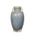 Rosecliff Heights Warnock Blue 9.8" Indoor/Outdoor Ceramic Table Vase Ceramic in Blue/White | 9.8 H x 5 W x 5 D in | Wayfair