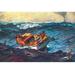 Vault W Artwork 'Storm' by Winslow Homer Painting Print in Black/Blue | 28 H x 42 W x 1.5 D in | Wayfair 7D419739B6044C689711391E00BD5385