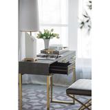 Everly Quinn 43.3" Console Table Wood in Brown/Gray | 30.7 H x 43.3 W x 14.6 D in | Wayfair 3E9DD20CE54145068AA10FA66FB4EDEE