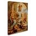 Vault W Artwork 'The Miracles Of Saint Francis Of Paola' by Peter Paul Rubens Print on Wrapped Canvas in White/Black | 47 H x 35 W x 2 D in | Wayfair