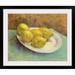 Vault W Artwork 'Still Life w/ Lemons on a Plate' by Vincent Van Gogh Painting Print Metal in Brown | 32 H x 38 W in | Wayfair