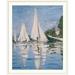 The Twillery Co.® 'Regatta at Argenteuil. Detail of Sailing boats. 1872' by Claude Monet Painting Print Metal | 32 H x 27 W x 1 D in | Wayfair