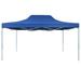 Arlmont & Co. Gerrit Party Tent Outdoor Canopy Tent Professional Folding Patio Gazebo Steel /Soft-top in Blue | Wayfair