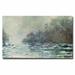 Vault W Artwork The Break Up at Vetheuil, 1883 by Claude Monet - Print on Canvas in Blue/Gray | 16 H x 24 W x 2 D in | Wayfair BL0318-C1624GG