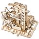 ROKR Marble Roller Coaster Clockwork Mechanical 3D Puzzle Game Woodcraft Construction Kit Adult Craft Set Puzzle Present (Tower Coaster)