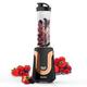 Breville Blend Active Personal Blender & Smoothie Maker | 1 x Portable Blending Bottle (600 ml) | 300 W | Black & Rose Gold [VBL239]