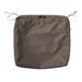 Classic Accessories Ravenna Water-Resistant 21 in. x 21 in. x 3 in. Patio Seat Cushion Slip Cover, Dark Taupe