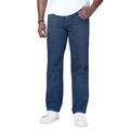 Men's Big & Tall Liberty Blues™ Relaxed-Fit Side Elastic 5-Pocket Jeans by Liberty Blues in Stonewash (Size 46 40)