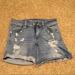 American Eagle Outfitters Shorts | American Eagle Aeo Distressed Denim Jean Shorts | Color: Blue | Size: 4