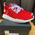 Adidas Shoes | Adidas Nmd R_1 Red White Fashion Casual Sneakers | Color: Red/White | Size: Various