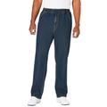 Men's Big & Tall Loose Fit Comfort Waist Jeans by KingSize in Vintage Wash (Size XL 40)