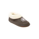 Wide Width Women's The Snowflake Slipper by Comfortview in Slate Grey (Size XXL W)