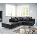 DELIFE Ecksofa Clovis Anthrazit Antik Optik Hocker Ottomane Links Modulsofa, Design Ecksofas, Couch Loft, Modulsofa, modular