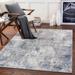 Kanahooka 5' x 7'3" Modern Charcoal/Light Gray/Dark Blue/Tan/Light Beige/Light Slate/Beige/Navy Area Rug - Hauteloom