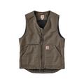 Carhartt Men's Relaxed Fit Washed Duck Sherpa Lined Vest, Driftwood SKU - 849076