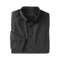 Men's Big & Tall KS Signature Wrinkle-Free Long-Sleeve Button-Down Collar Dress Shirt by KS Signature in Black (Size 17 1/2 39/0)