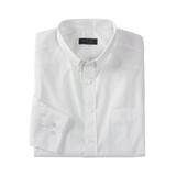 Men's Big & Tall KS Signature Wrinkle-Free Long-Sleeve Button-Down Collar Dress Shirt by KS Signature in White (Size 17 1/2 37/8)