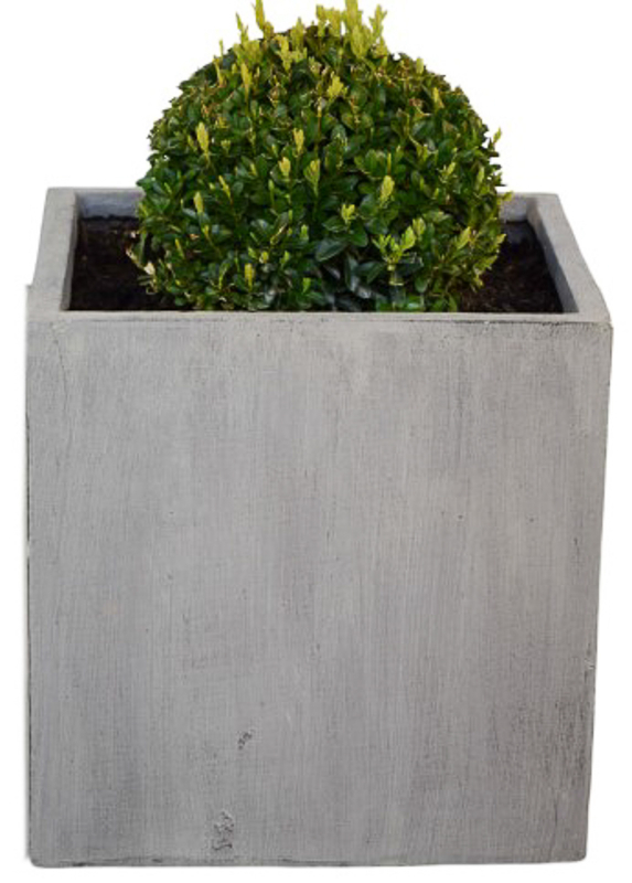 Jet-Line Blumenkübel Blumenkasten Blumentopf Pflanzentopf "Mainau" 50x50x50 cm Betonoptik Dekoration Garten Image