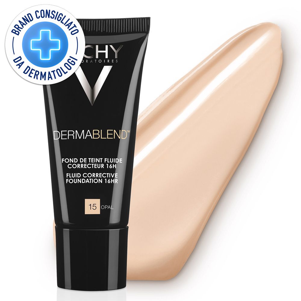 Vichy Dermablend Fondotinta Correttore Fluido 16h tonalità 15 - 30 ml