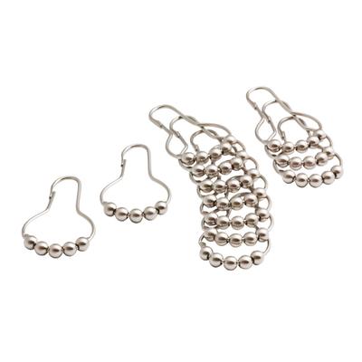 Randolph Morris Rollerball Curtain Rings - Set of 12 RMNHB5-BN