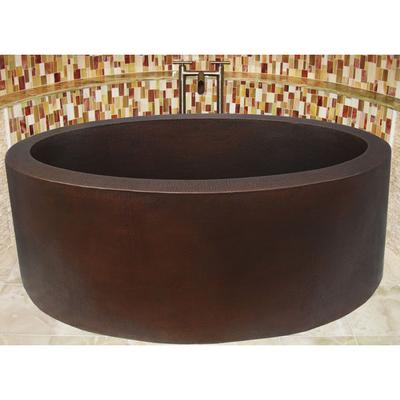 Sierra Copper Providence 64 Inch Double Thick Tub - Antique SC-PVT-64-A