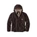 Carhartt Men's Relaxed Fit Washed Duck Sherpa Lined Jacket, Dark Brown SKU - 204758