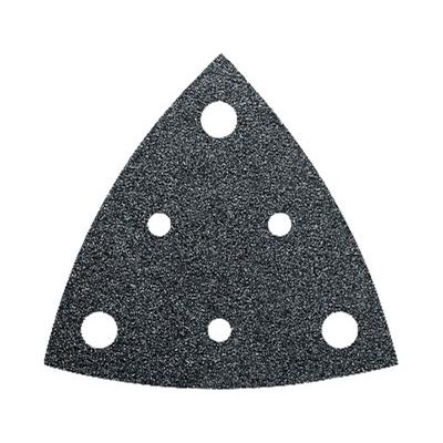63717108019 Deltaschleifpapier mit Klett, gelocht Körnung (num) 40 Eckmaß 80 mm 50 St. - Fein Image