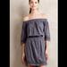 Anthropologie Dresses | Anthropologie Off The Shoulder Dress By Tularose | Color: Gray | Size: S