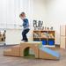 Children's Factory 3 Piece Climber Set Foam/Vinyl in Blue | 15 H x 20 W x 60 D in | Wayfair CF805-172