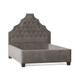 My Chic Nest Lexi Upholstered Platform Bed Upholstered, Granite in Gray | 65 H x 80 W x 87 D in | Wayfair 557-103-1110-K