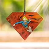 Trend Setters Super Girl Kara Danvers Dc Comics Women Heart Hanging Acrylic Holiday Shaped Decoration Plastic | 3.5 H x 3.5 W x 0.25 D in | Wayfair