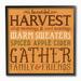 August Grove® Beautiful Harvest Fall Autumn Seasonal Word Design by Stephanie Workman Marrott - Textual Art Print in Brown | Wayfair