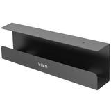 Vivo Under Desk Cable Management Tray in Black | 4.5 H x 16.5 W x 3 D in | Wayfair DESK-AC06-1C