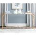 Kelly Clarkson Home Hailey 63" Console Table Glass in Gray | 32 H x 63 W x 16 D in | Wayfair FOX2544A