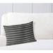 Highland Dunes Ginnia Cotton Lumbar Pillow Eco-Fill/Cotton in Gray/White | 18 H x 24 W x 5 D in | Wayfair AF14047E48794D45A0EB974F1218D381