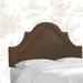 Kelly Clarkson Home McAfee Velvet Upholstered Panel Headboard Upholstered in Brown | 58 H x 78 W x 4 D in | Wayfair